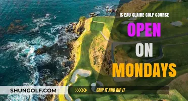 Is Eau Claire Golf Course Open on Mondays? Find Out Here