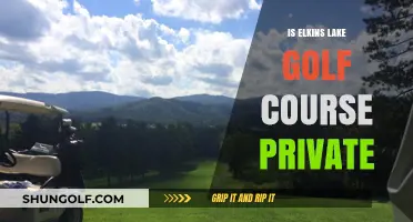 Is Elkins Lake Golf Course Private? Unveiling Membership and Access Details