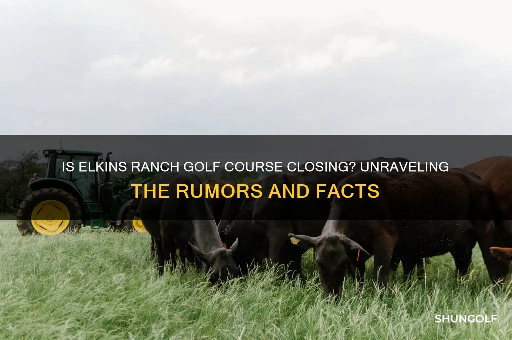 is elkins ranch golf course closing