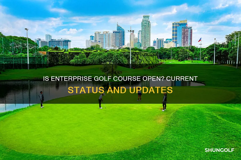 is enterprise golf course open