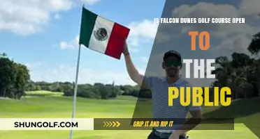 Is Falcon Dunes Golf Course Publicly Accessible? Find Out Here