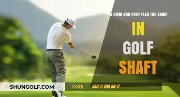Understanding Golf Shaft Flex: Firm vs. Stiff Explained