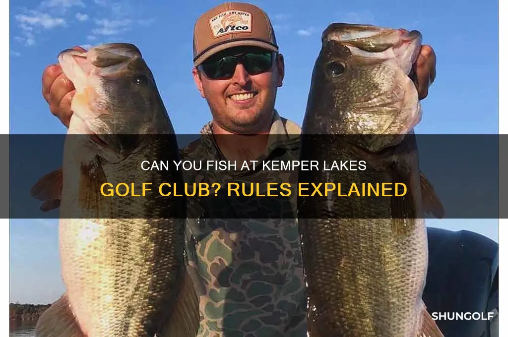 is fishing allowed at kemper lakes golf club
