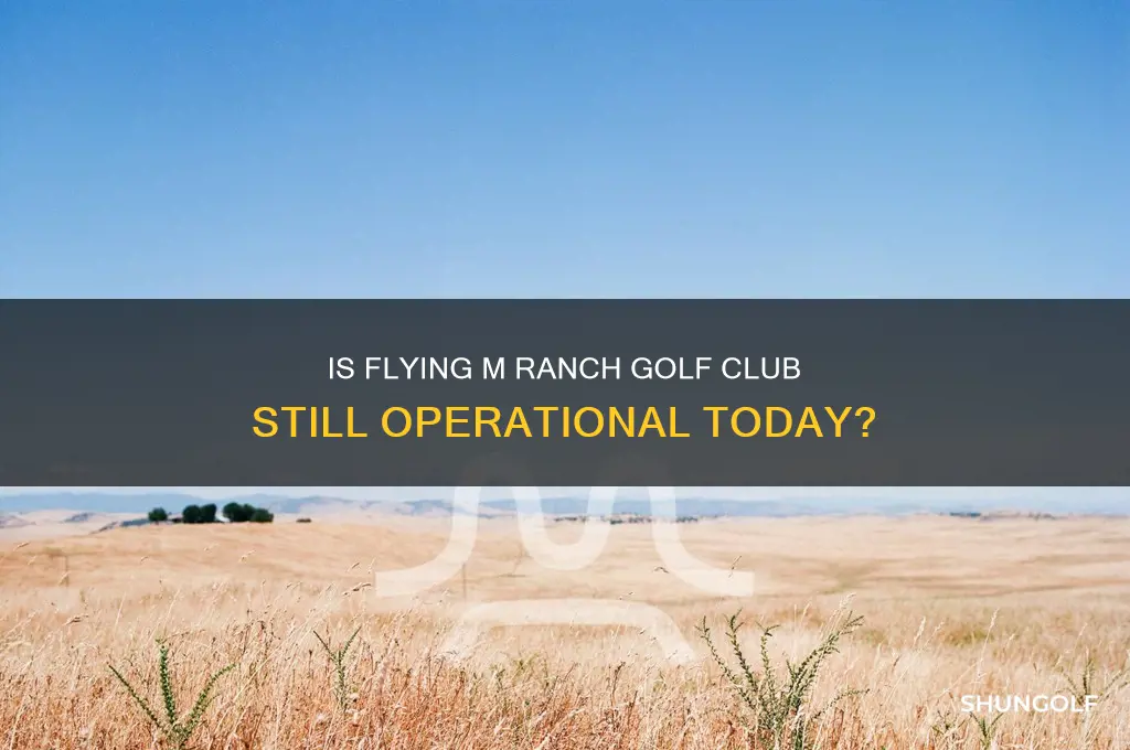is flying m ranch golf club still open for business