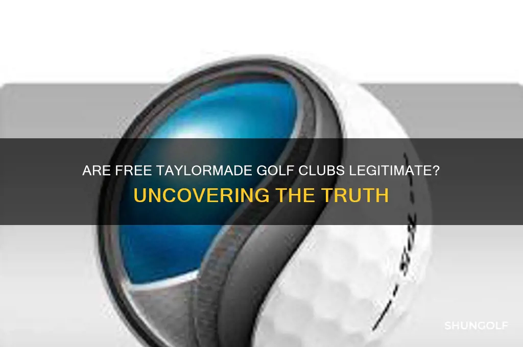 is free taylormade golf clubs legit