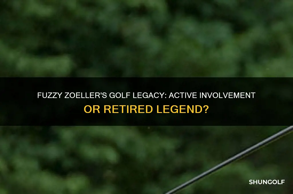 is fuzzy zoeller still involved in golf
