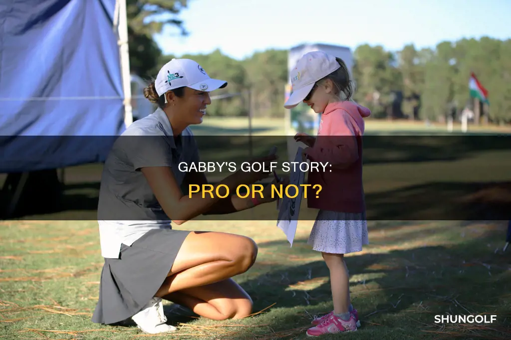 is gabby golf girl a professional