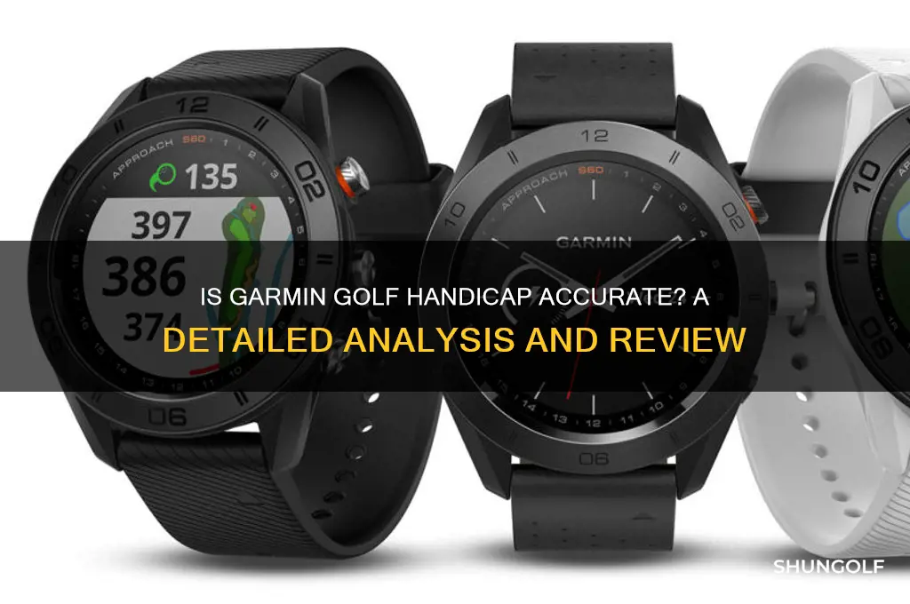 is garmin golf handicap accurate
