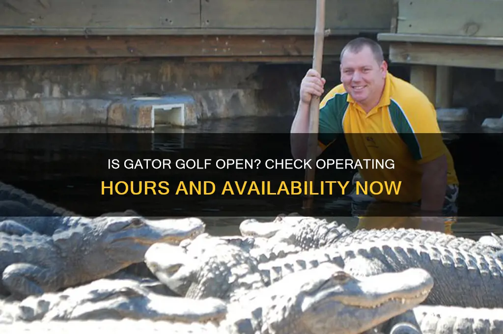 is gator golf open