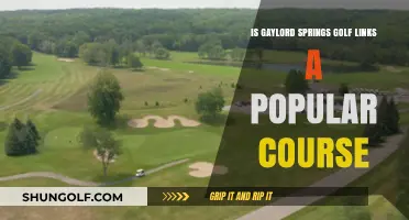 Is Gaylord Springs Golf Links a Popular Course? Exploring Its Appeal