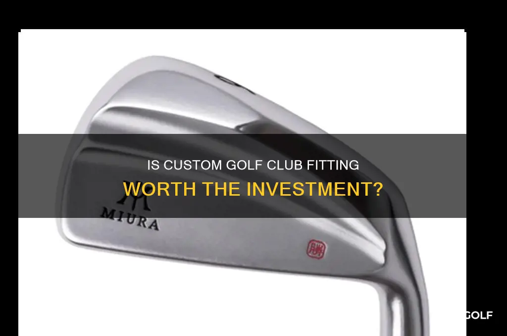 is getting fit for golf clubs worth it