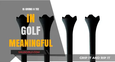 Is Giving a Tee in Golf Meaningful? Exploring the Tradition and Impact