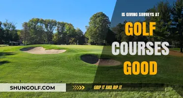 Surveys on the Green: Effective or Distracting for Golfers?