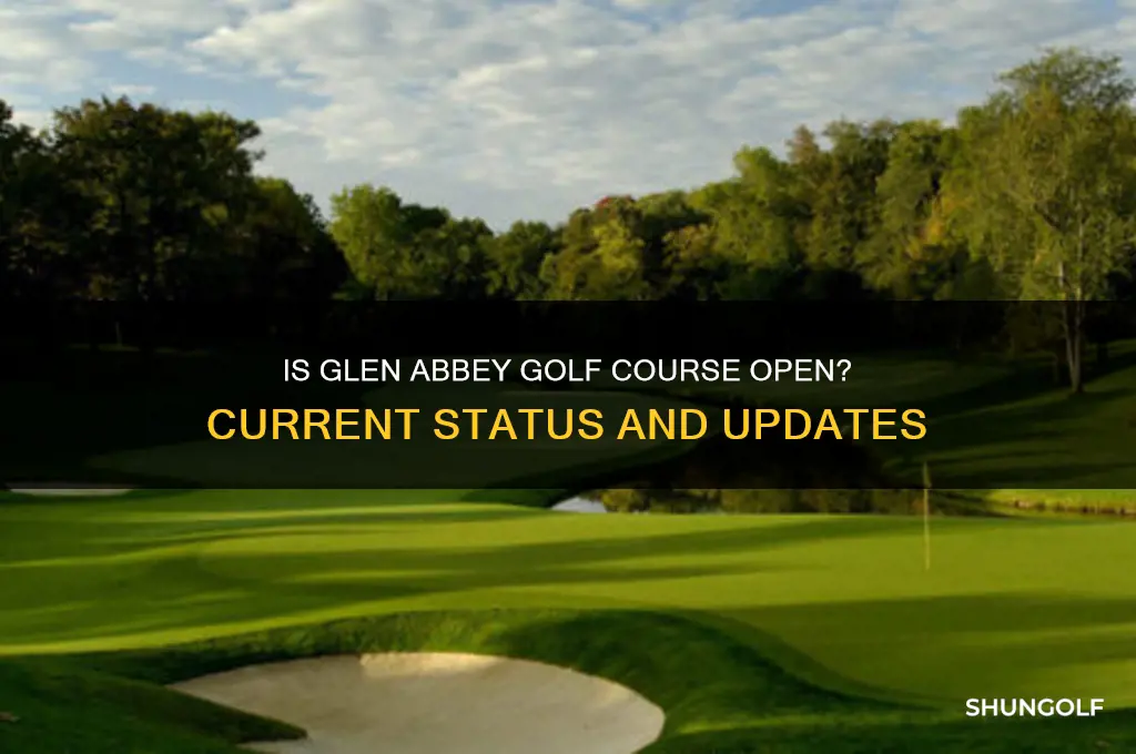 is glen abbey golf course open