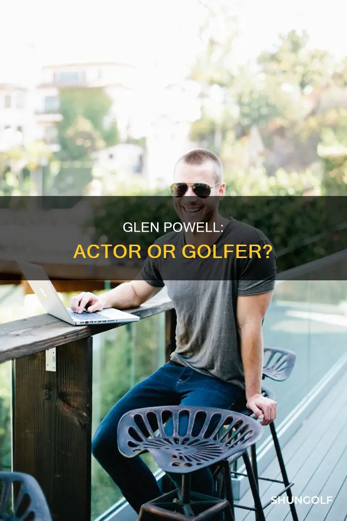 is glen powell a golfer