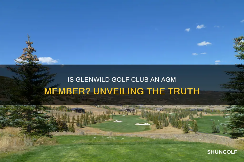 is glenwild golf club agm member