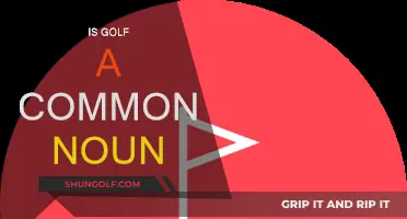 Golf: Common or Proper Noun?