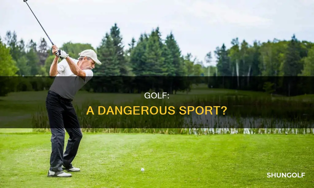 is golf a dangerous sport