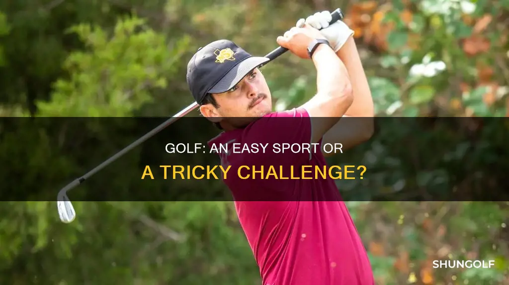 is golf a difficult sport