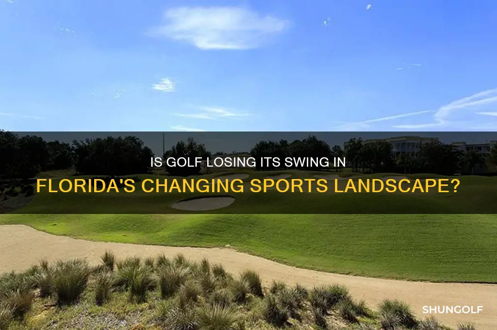 is golf a dying sport in florida