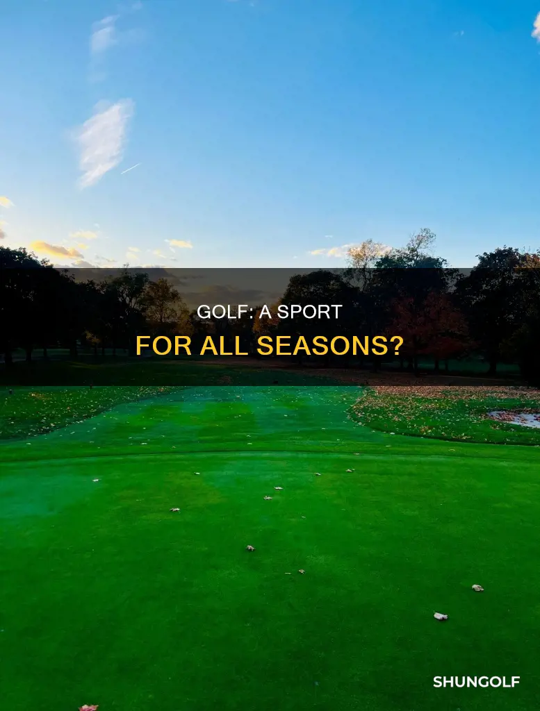 is golf a fall sport