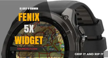 Is Golf a Garmin Fenix 5X Widget? Exploring the Connection
