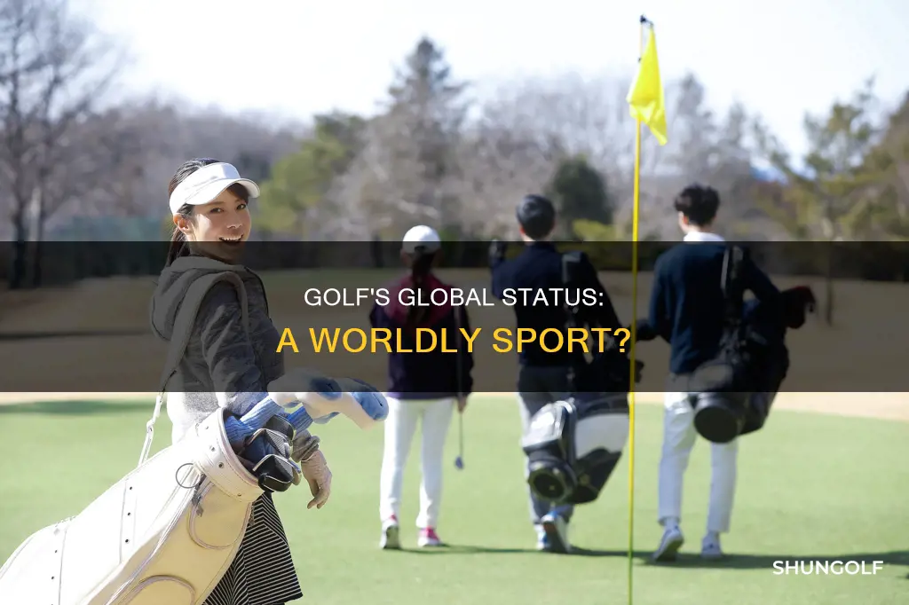is golf a global sport