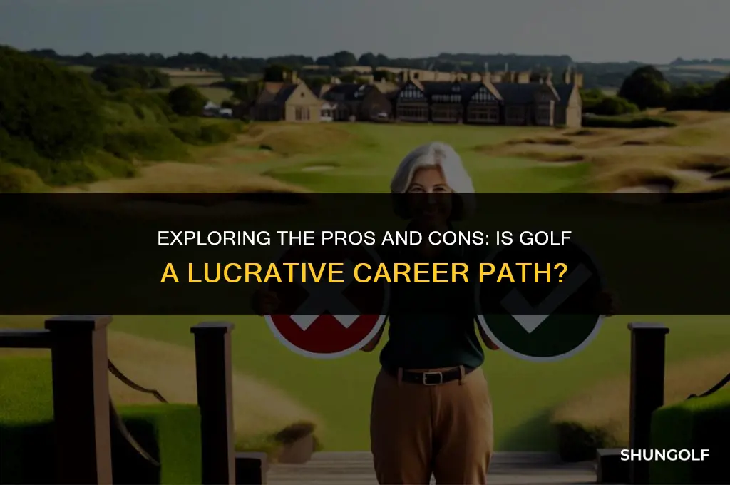 is golf a good career