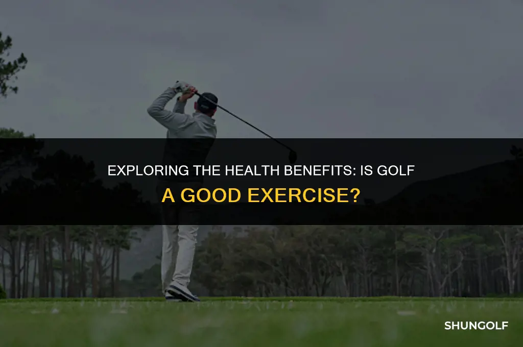 is golf a good exercise