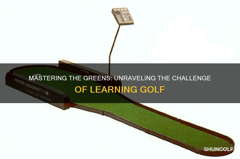 is golf a hard game to learn