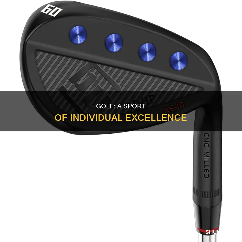 is golf a individual sport