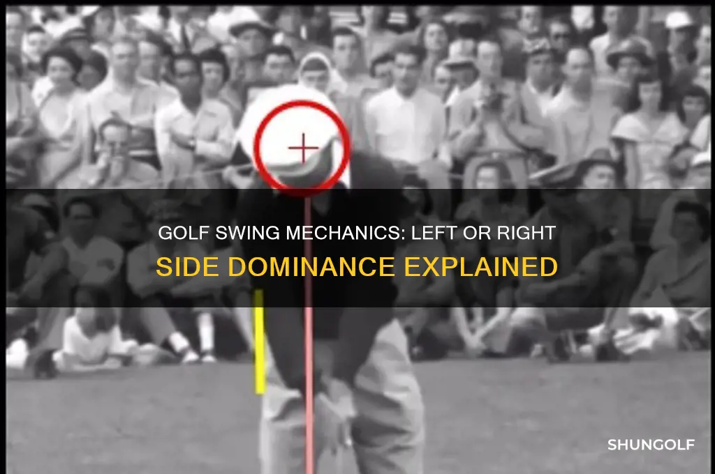 is golf a left aide or right side move