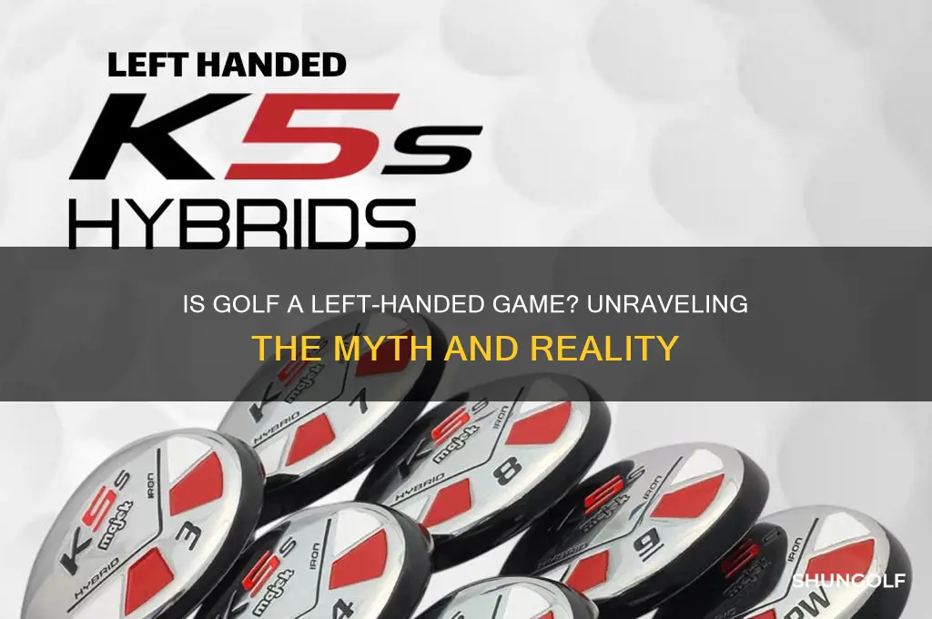 is golf a left handed game