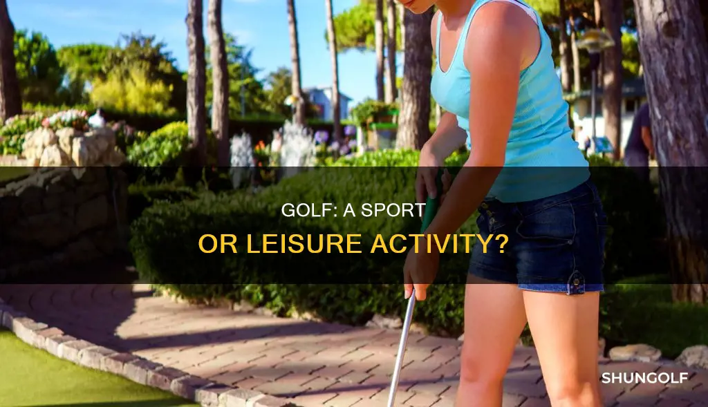is golf a leisure sport
