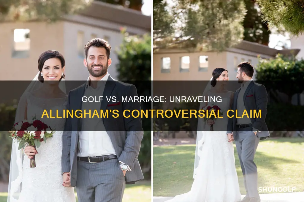 is golf a menace to marriage allingham