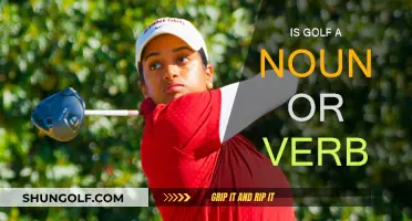 Golf: Noun or Verb?