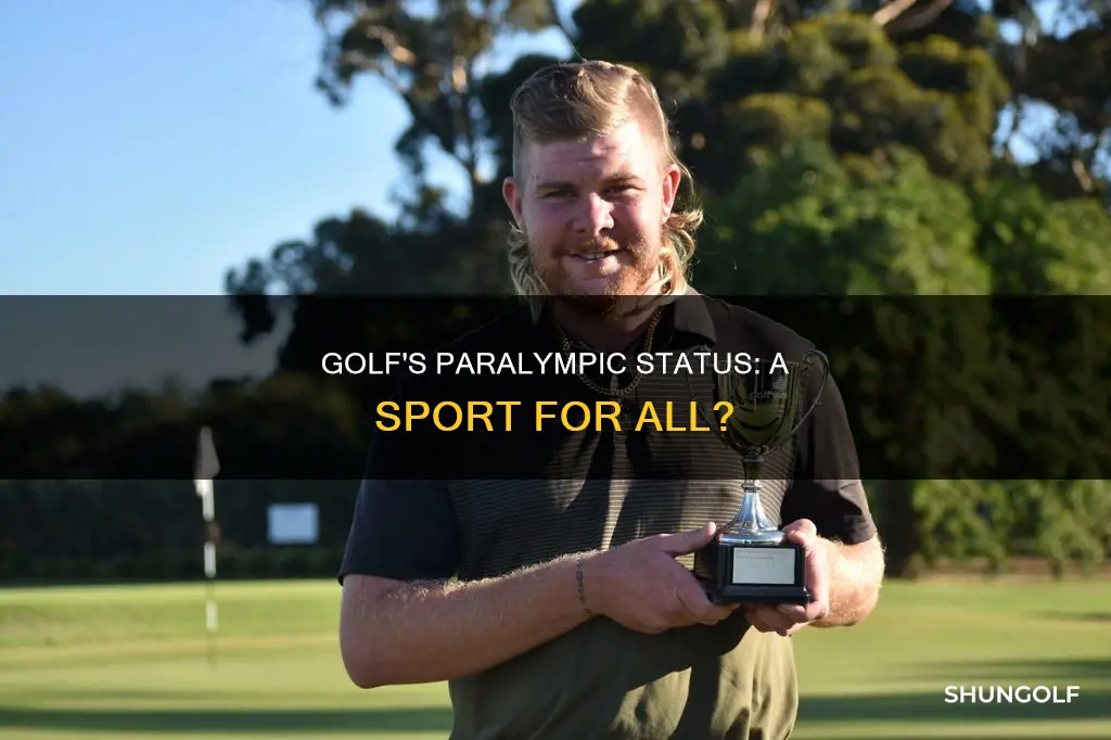 is golf a paralympic sport