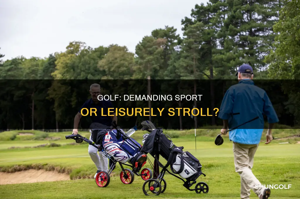 is golf a physically demanding sport