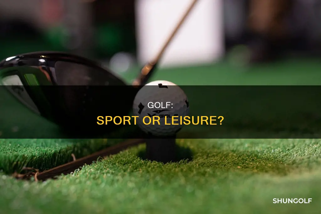 is golf a real sport