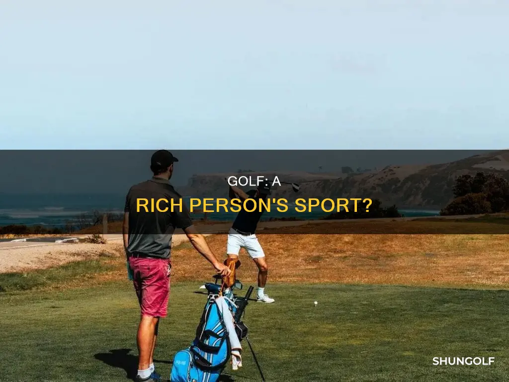 is golf a rich person sport