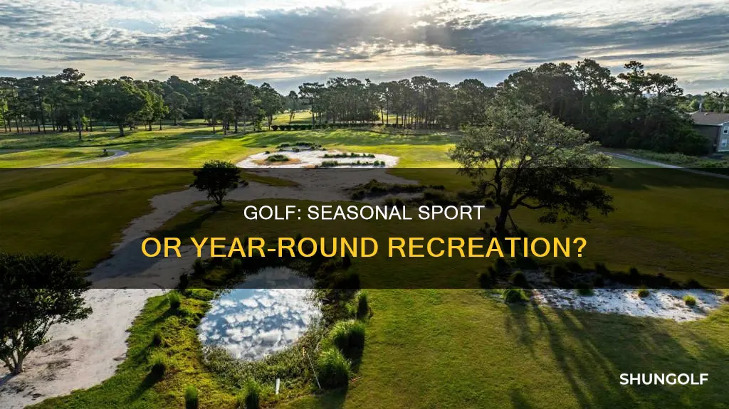 is golf a seasonal sport