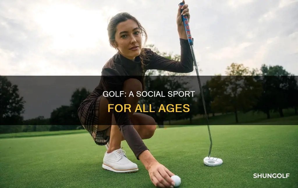 is golf a social sport