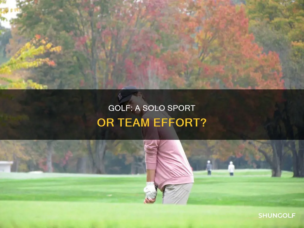 is golf a solo sport
