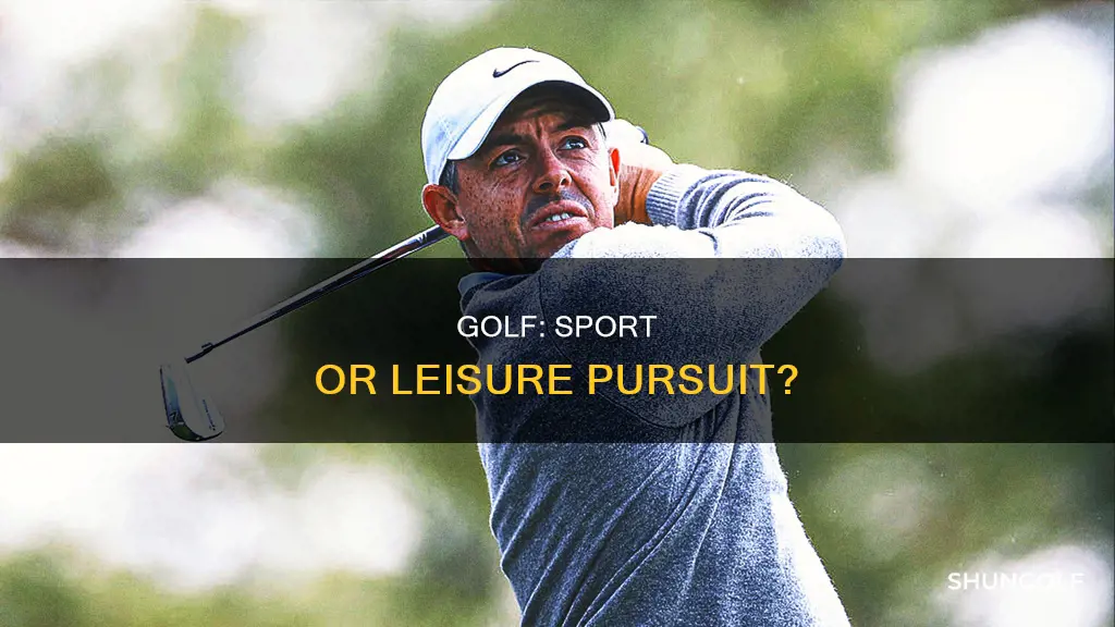 is golf a spirt