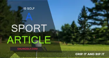 Golf: Sport or Leisure?