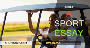 Golf: Sport or Leisure?