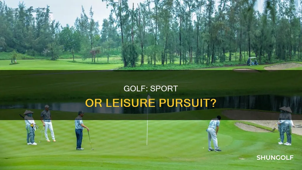 is golf a sport porber