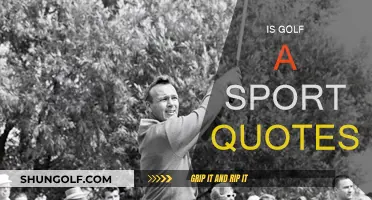 Golf: Is It a Sport?