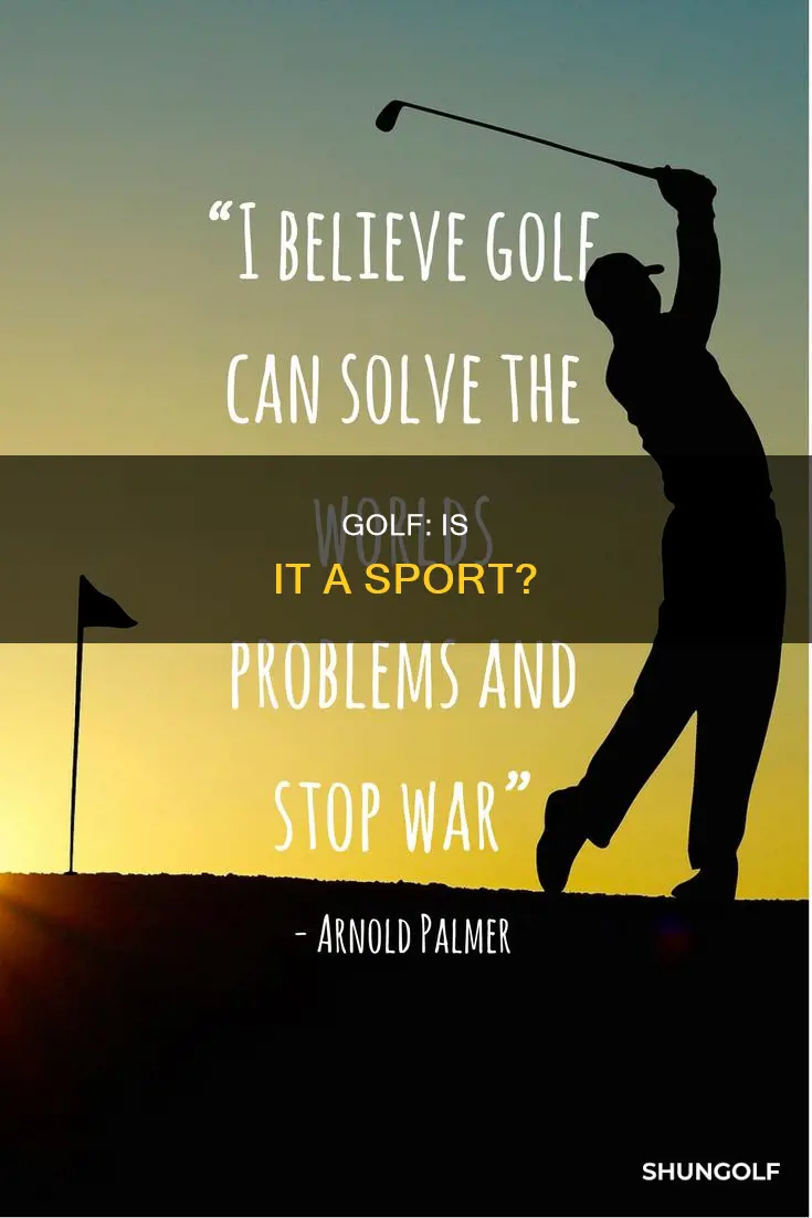 is golf a sport quotes