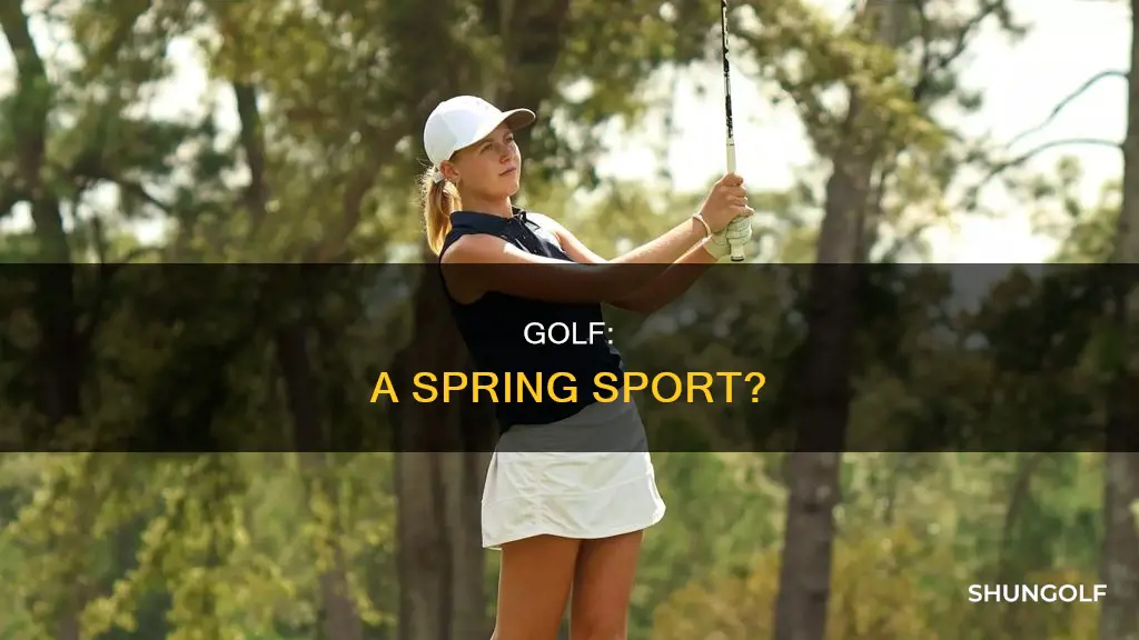 is golf a spring sport